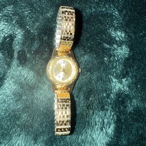 Vintage Gold and Silver Two-Tone Watch “Eclectic Grandpa”